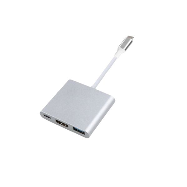Type C 4K Adapter Hub USB 3.0 PD SD Card Reader HDMI for Switch Laptop PC