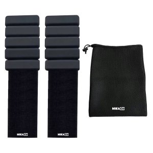 MIkaco Weights Wrist Bands Gym Silicone Adjustable Wrist Ankle Weights/1lb