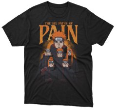 Naruto - Wraths of pain - black T-shirt