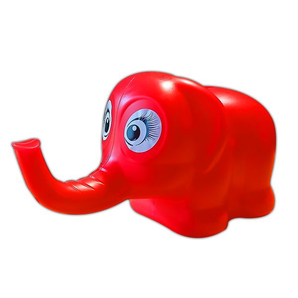 Jumbo Red Elephant Plastic Piggy Bank