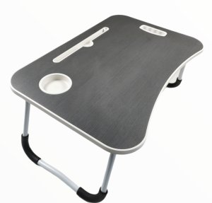 All-purpose Foldable Table Laptop Desk Bed Tray Black