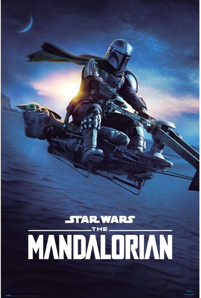 Star Wars The Mandalorian Speeder Poster