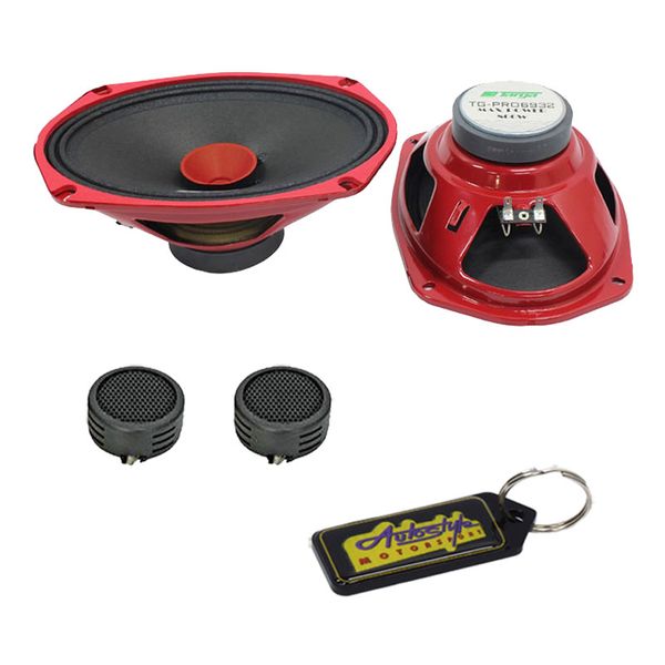 Targa Pro Series 6×9" 800w Speakers &amp; Evo Tweeters &amp; Gel Key Holder
