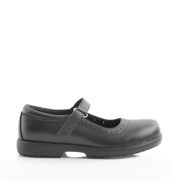 Green Cross 4180C Girls Mary Jane School Shoe - Csi Black
