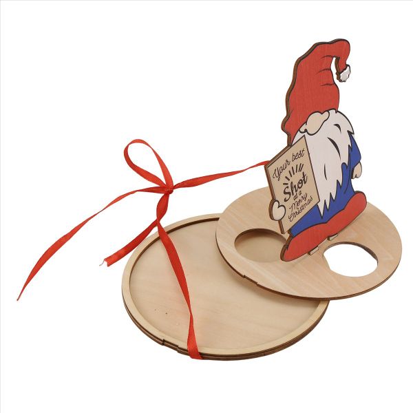 Christmas Mini Wine Bottle Holder Santa Lovely Liquor Bottle Stand