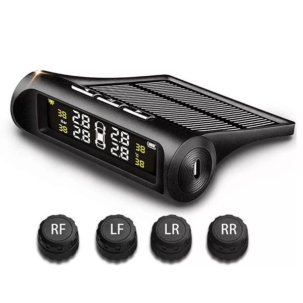 ZYF Wireless Solar Tyre Pressure Monitoring System TPMS