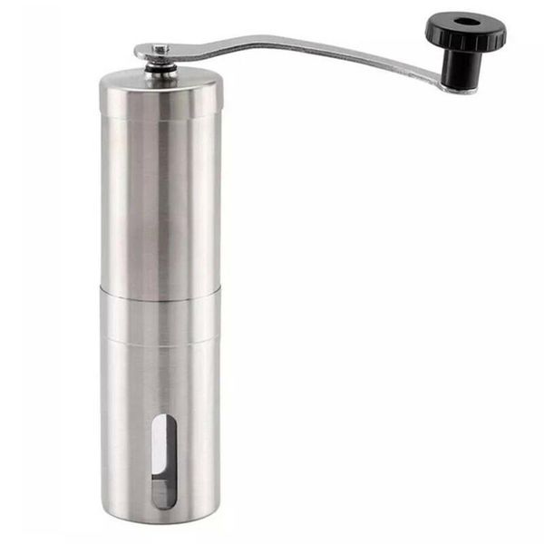 Stainless Steel Hand Mill Adjustable Cluster Coffee 304 Core Home Kitchen
