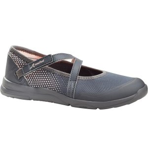 Newfeel Girls Walking Shoes PW 160 Br'easy - Grey &amp; Coral