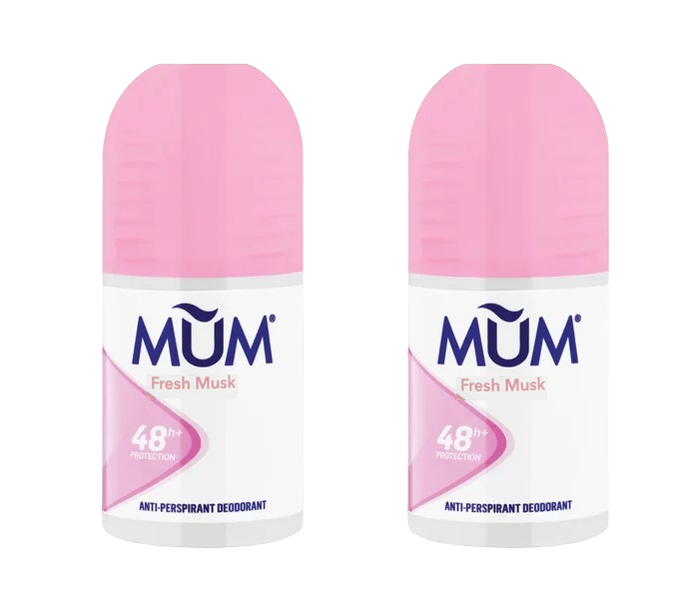 Mum Fresh Musk Anti-Perspirant Deodorant 50ml - Pack of 2