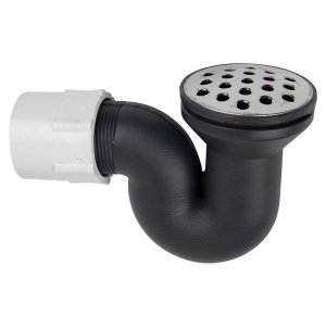 Chrome Plated Grid Shallow Seal Shower Trap - 50mm