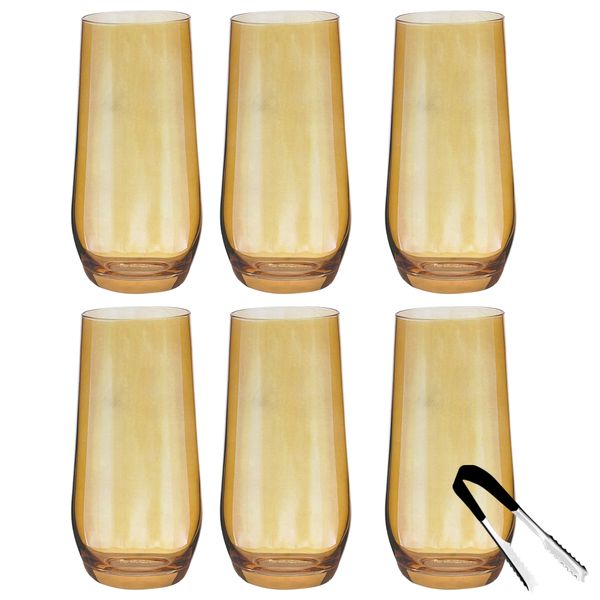 550ml - Highball Glass Water Glasses Cocktail Perfect for Home, Restaurants
