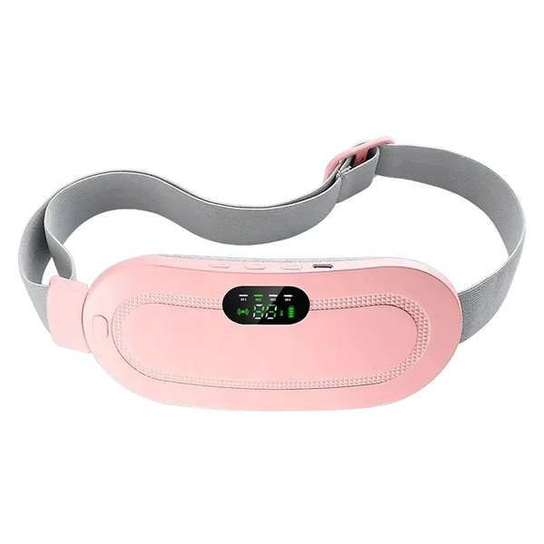 Pink Menstrual Heating Pad With 4 Speed Massage Modes