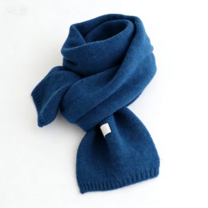 New Warm Thick Knitted Checkered Scarf Red Scarf Women's Versatile Scarf