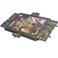 ZELTRYN 1000-Piece Puzzle Board with Drawers