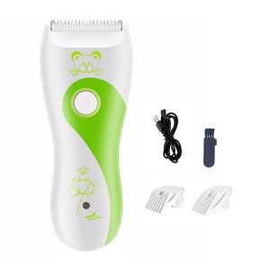 Ultra-Quiet Baby Hair Clipper Wireless Charging With 2 Combs