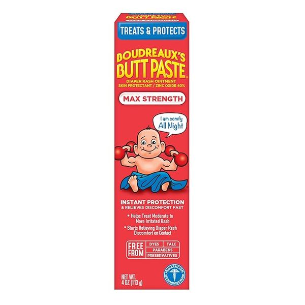 Boudreaux's Butt Paste Maximum Strength Diaper Rash Cream 113.4g
