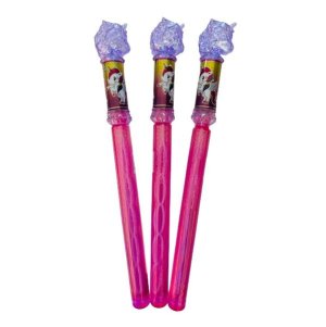 LED Light Up Jumbo Unicorn Bubble Wands 40cm (3 Piece)