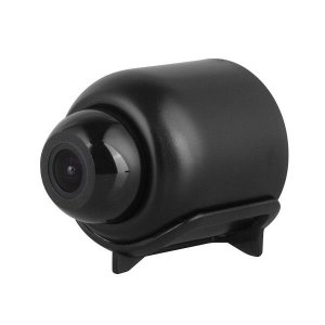 Mini Wireless WiFi Remote Surveillance Smart HD Monitor Camera - Black