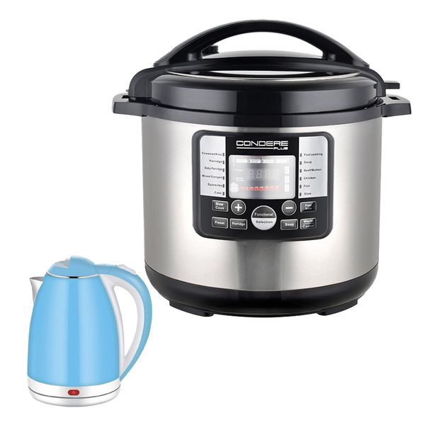 4L Electric Pressure Cooker With 1.8L Kettle HD104+LX04