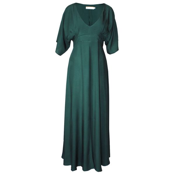 Nucleus Romance Dress in Forest Green