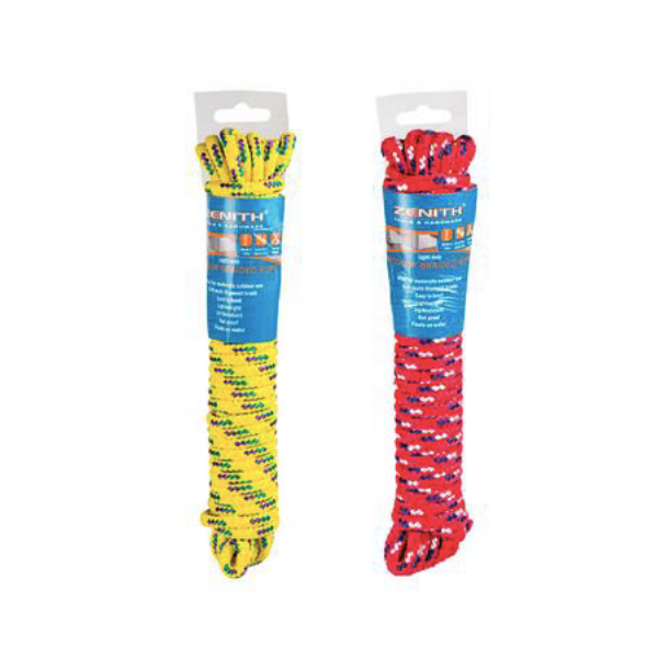 Zenith Tools- Assorted Heavy Duty Rope 10m x 2
