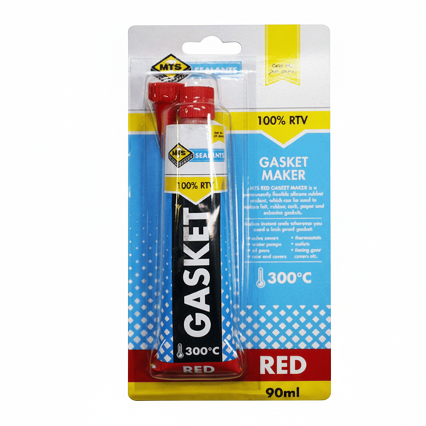 MTS High-Performance Red Silicone Gasket Sealer 90ml - Heat Resistant