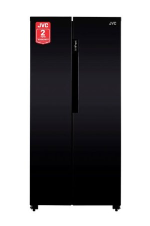 JVC Black Side By Side 470L Frost Free Fridge Freezer Model WG-NRFSSFB5S
