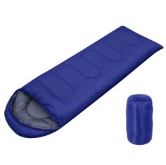 Lightweight Envelope Sleeping Bag 0.95kg (180+30)x75cm - Navy