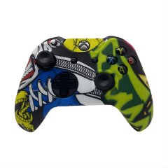 Graffiti Design Silicone Controller Protective Cover - Multicolor