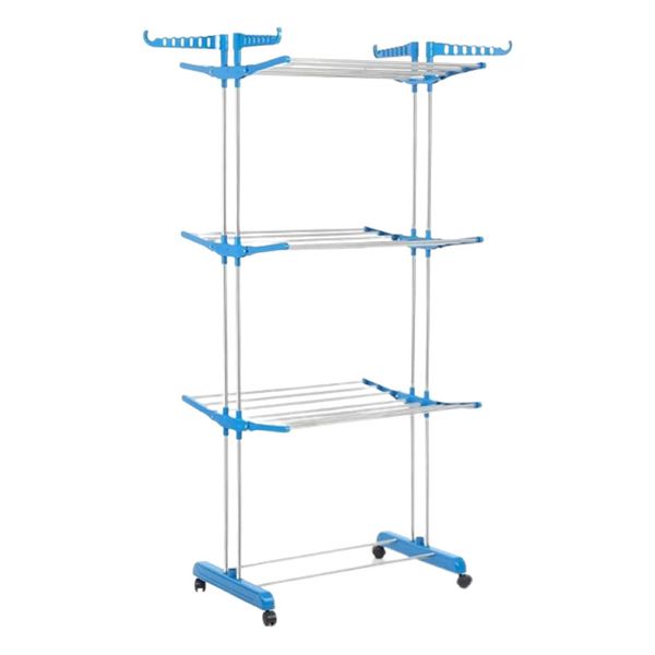 Stainless Steel Double-Pole 3 Layer Cloth Drying Stand