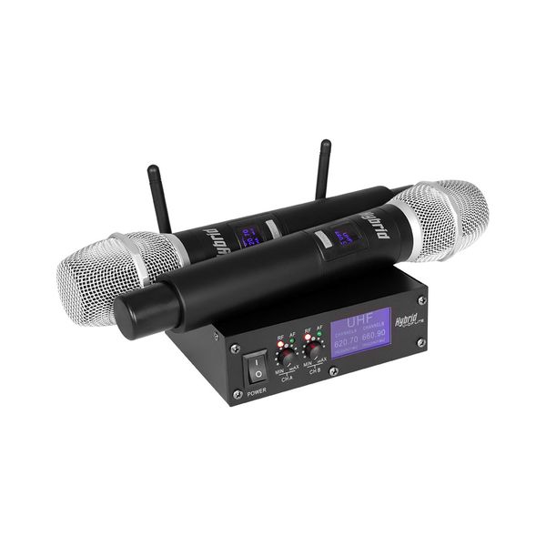 Hybrid U-DF LITE - UHF Dual Wireless Microphone System