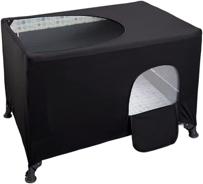 Baby Crib Blackout Cover Portable Travel Crib Cover Blackout Baby Bed Tent
