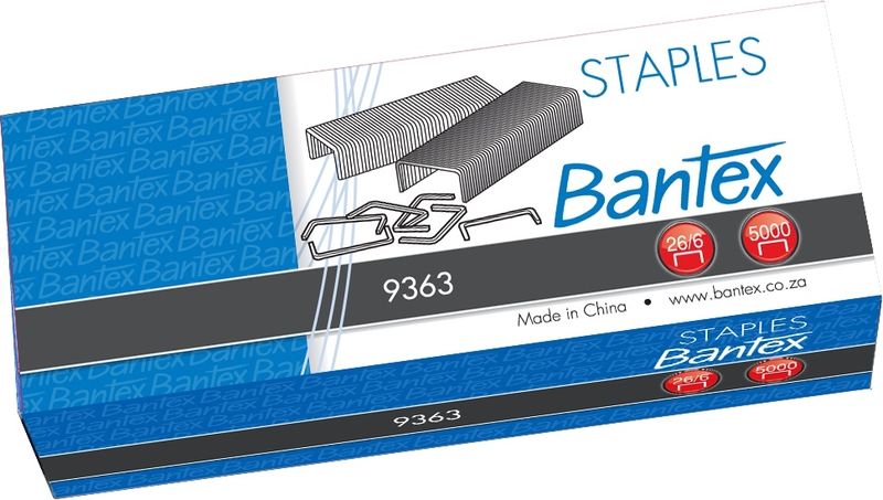 Bantex Staples No.56 (26/6) 5000 Staples