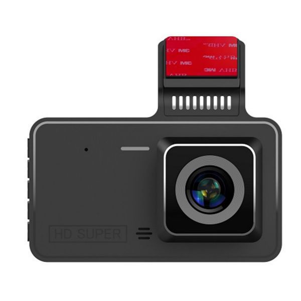 Dash Cam Front Rear,DVR Security Video Recorder,Dashboard Camera - Black