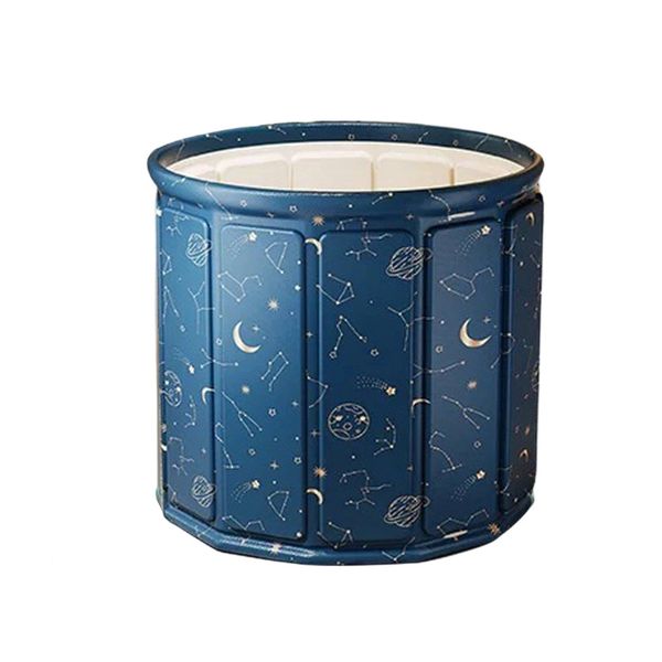 80cm Portable Foldable Hot/Cold Water Bath Tub Capacity for 110KG