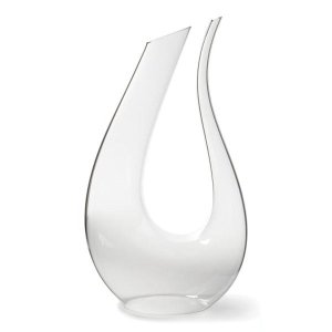U Shaped Lead Free Premium Crystal Glass Wine Decanter Wine Carafe Aerator