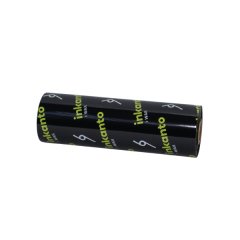 Wax Ribbon - Black Outside - Ink Roll - 110mm x 74m (Pack Of 2)