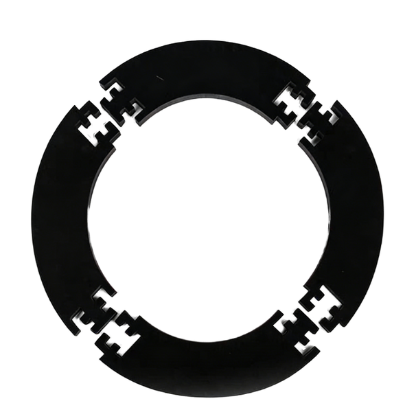 Black EVA Dartboard Protector Ring