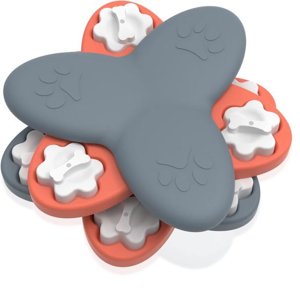 Pet Supplies Rotating Puzzle Plate Slow Food Bowl