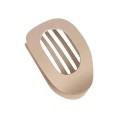 Retro Curved Hairclip - Milk Tea