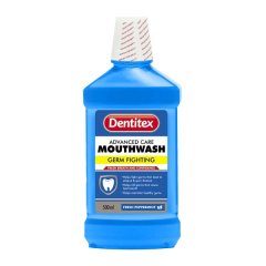 Dentitex Mouthwash Fresh Pepermint 500Ml - 2 Pack
