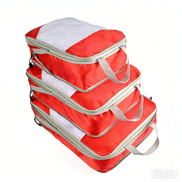 3 Sizes Compressible Travel Packing Cubes Luggage Bag Travel Essential