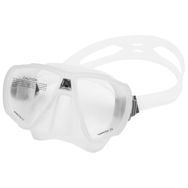 Saekodive Frameless Silicone Liquid Skirt Mask - Snr - White