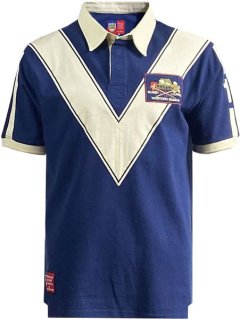 Ellis Rugby - Men's Samoa Rugby League Polo 1986 - Navy