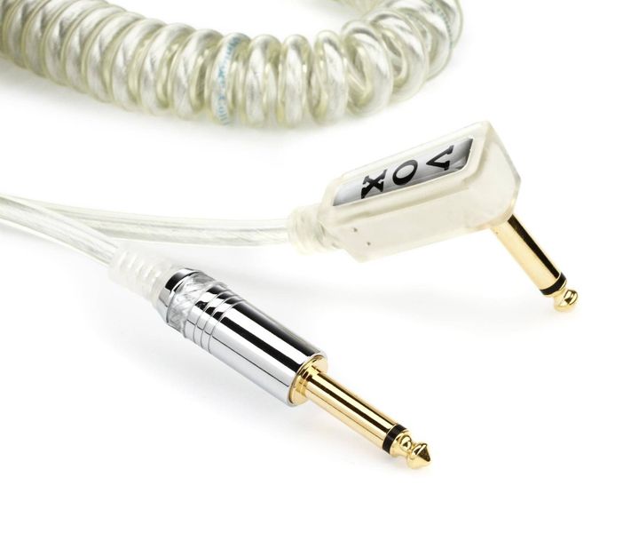 VOX Vintage Coiled Guitar Cable in Silver - 9m