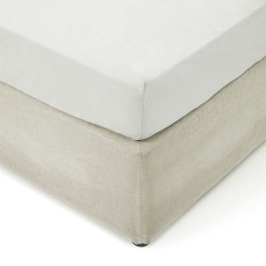 George &amp; Mason 200TC P/C Percale Fitted Sheet Extra Depth - Grey