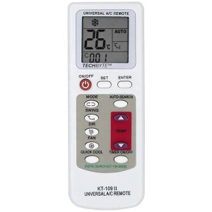 TechByte Universal Air Conditioner Remote - Compatible with 1000 + Brands
