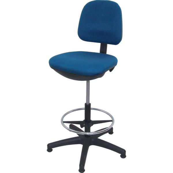 Lincoln Draughtsmans Chair Charcoal Fabric