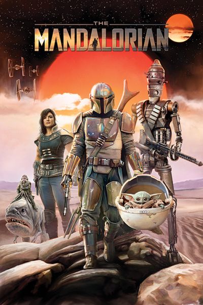 Star Wars The Mandalorian - Group Poster