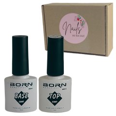 Born Beautiful - Top &amp; Base Coat Combo - 10ml